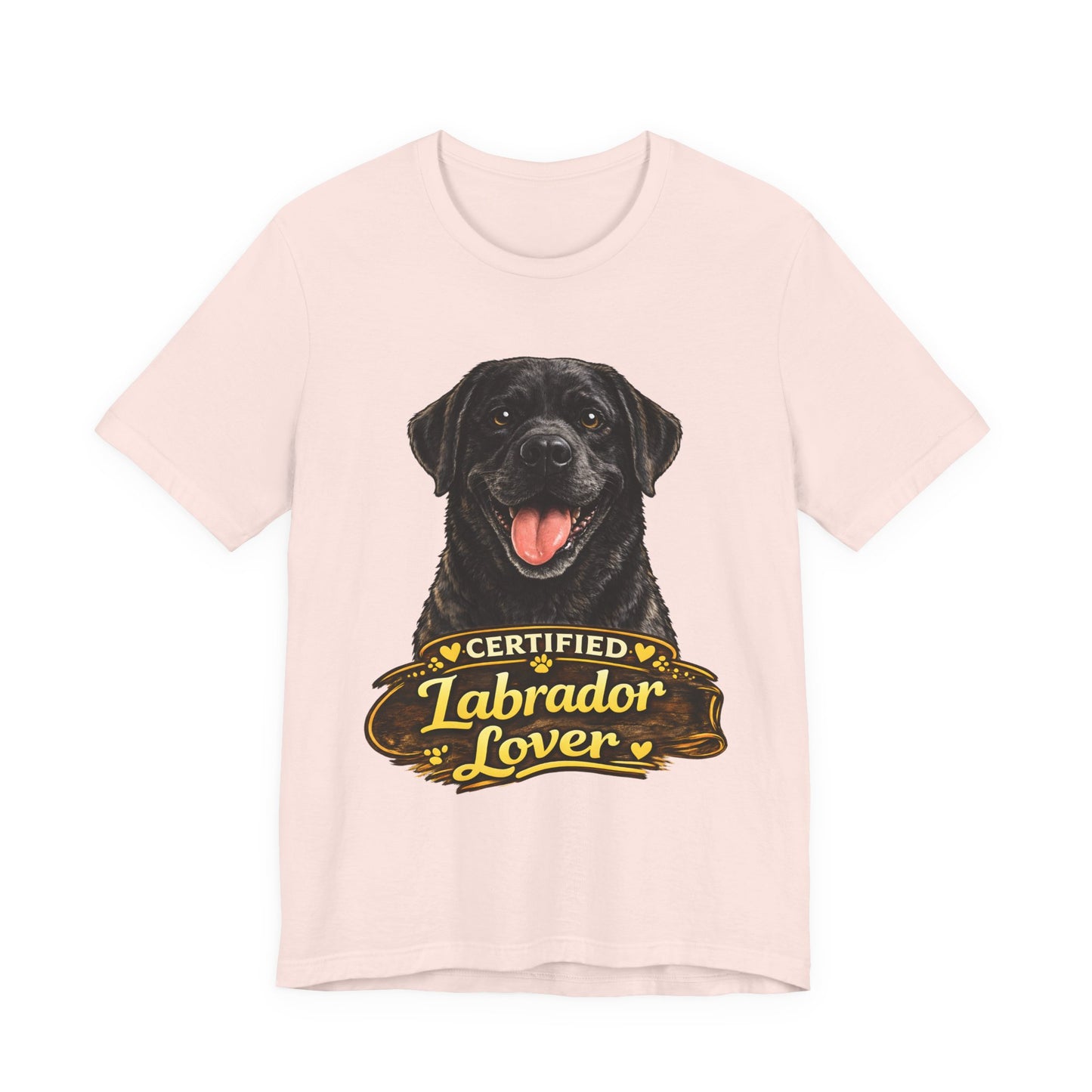 T-shirt Labrador Lover – Unisexe Premium Bella Canvas | Livraison Offerte - brun