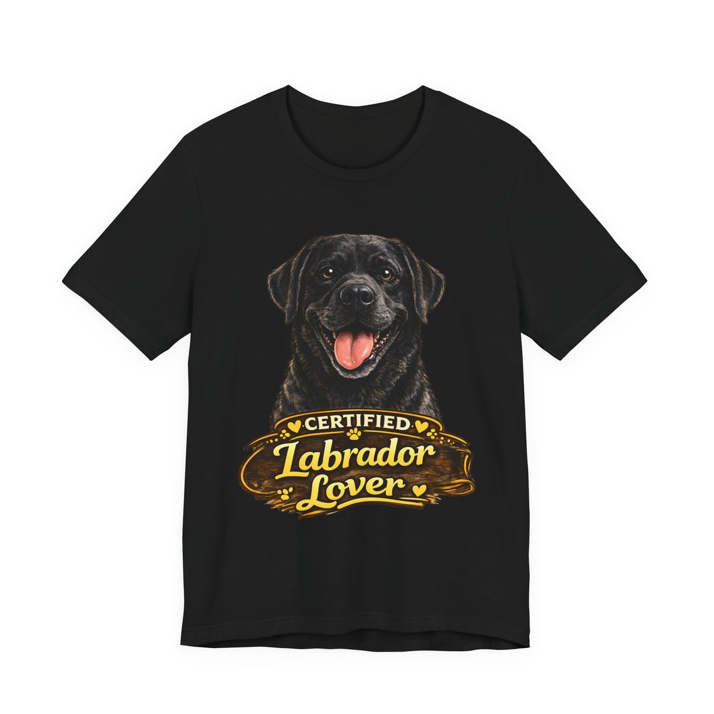 T-shirt Labrador Lover – Unisexe Premium Bella Canvas | Livraison Offerte - brun