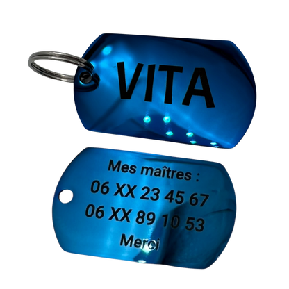 Plaque acier, coloris noir