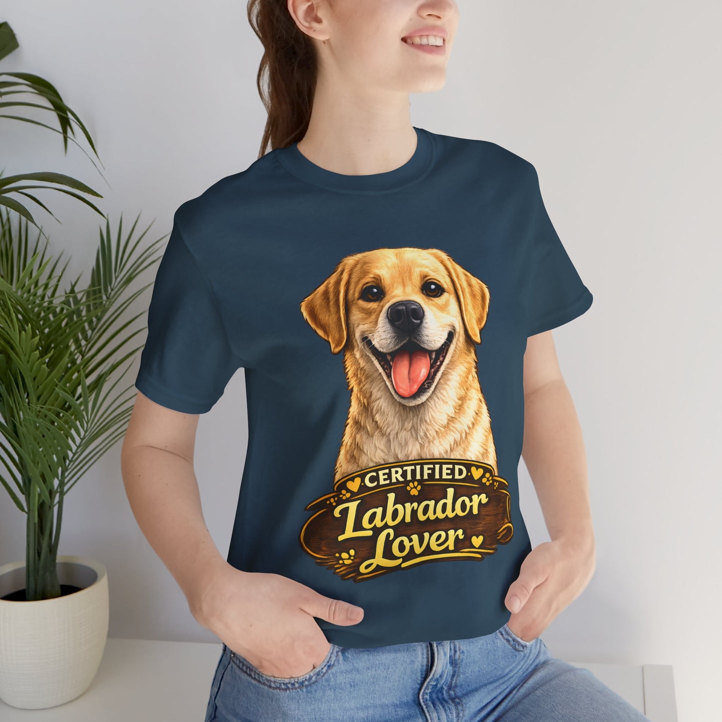 T-shirt Labrador Lover – Unisexe Premium Bella Canvas | Livraison Offerte - sable