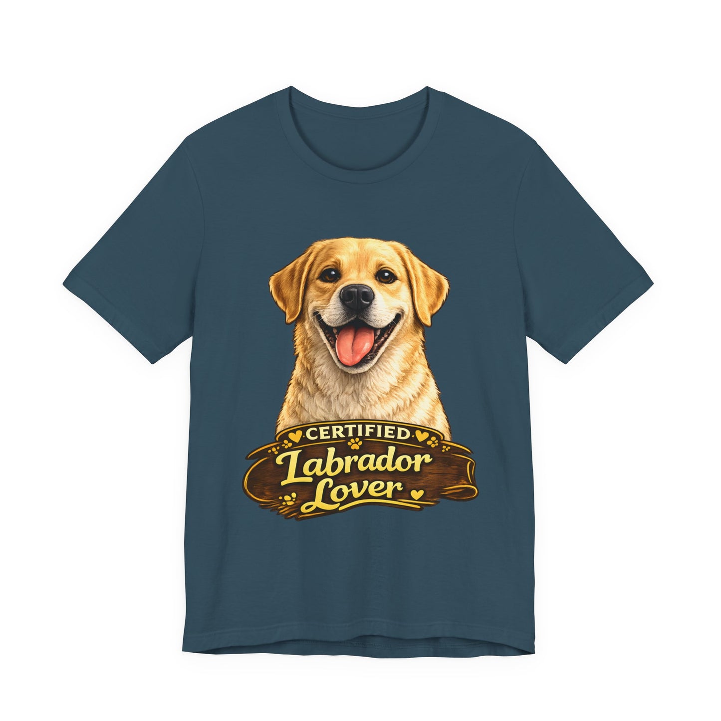 T-shirt Labrador Lover – Unisexe Premium Bella Canvas | Livraison Offerte - sable