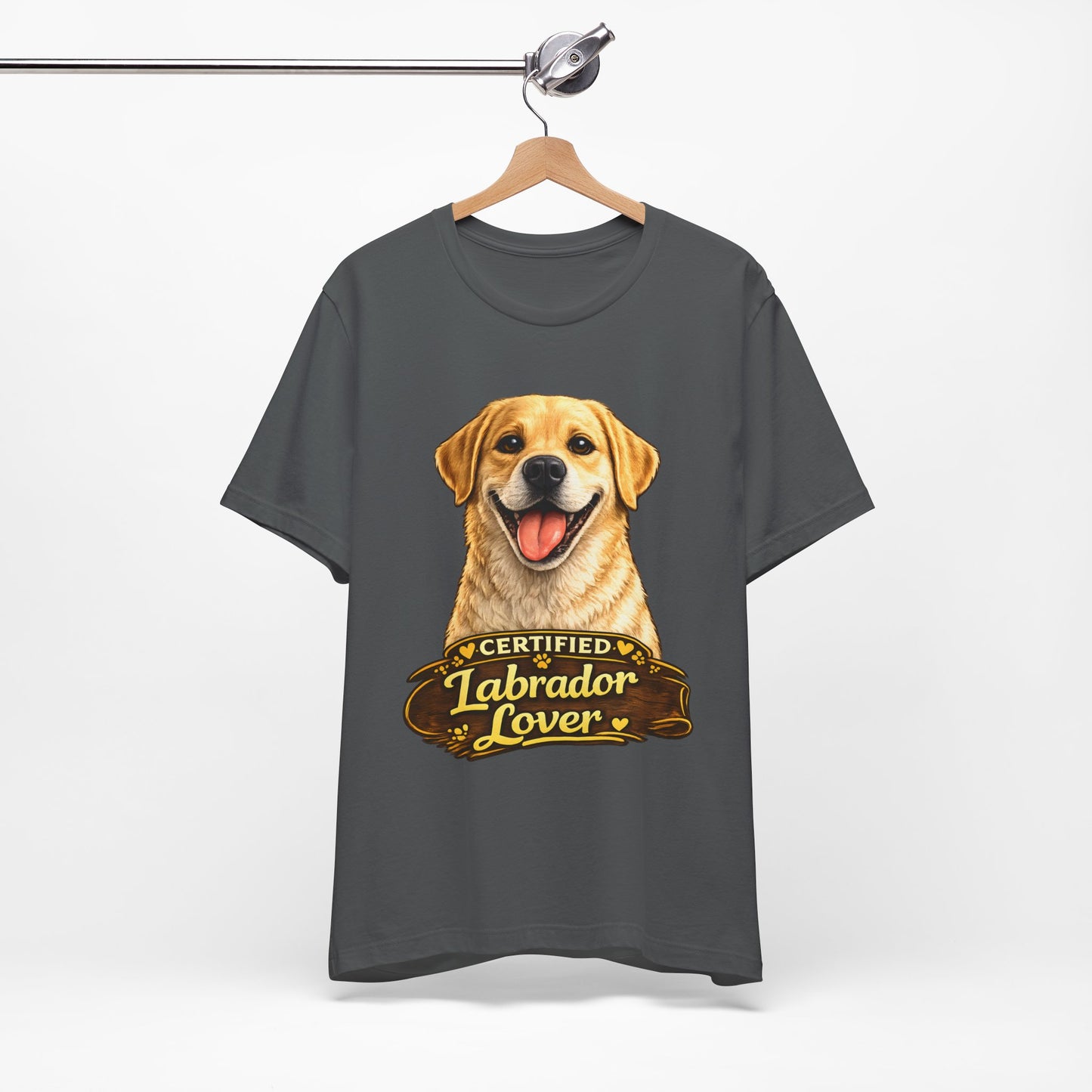 T-shirt Labrador Lover – Unisexe Premium Bella Canvas | Livraison Offerte - sable