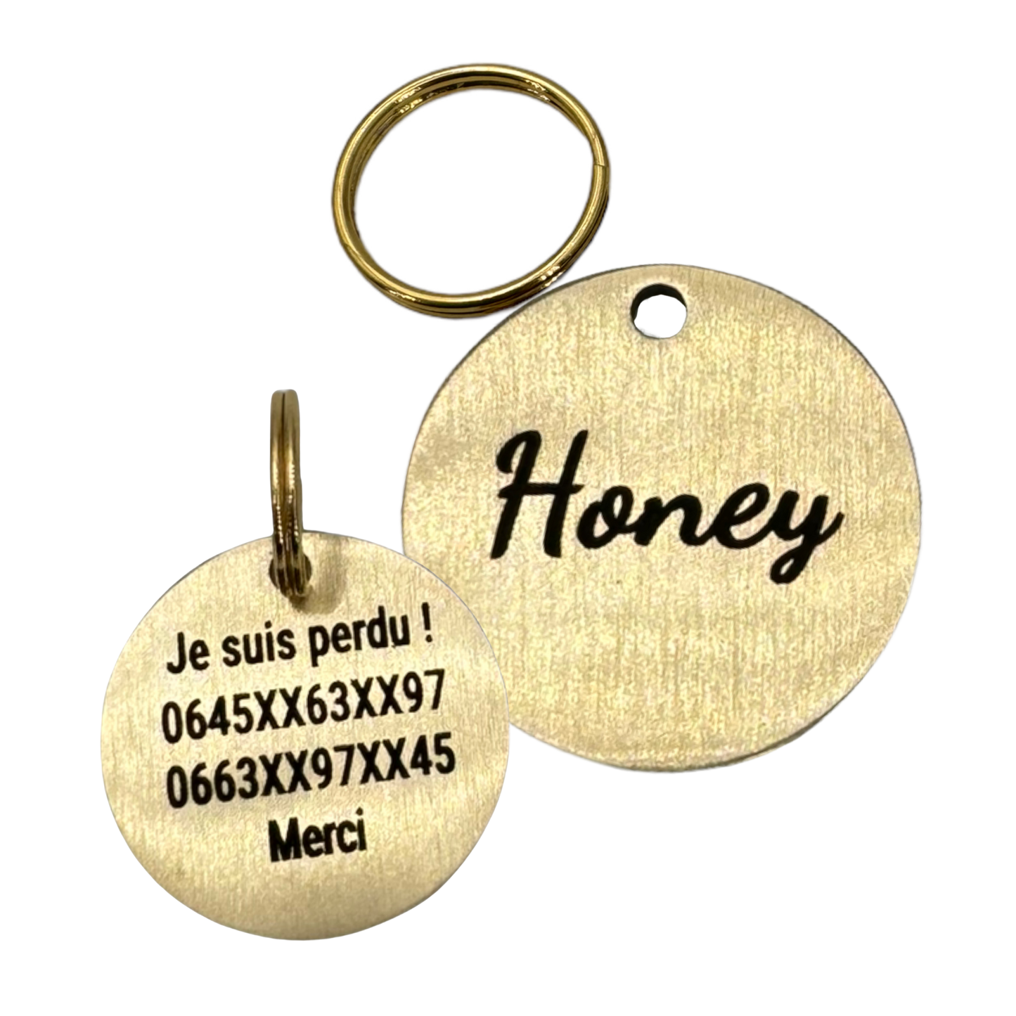 25mm round brass medal 