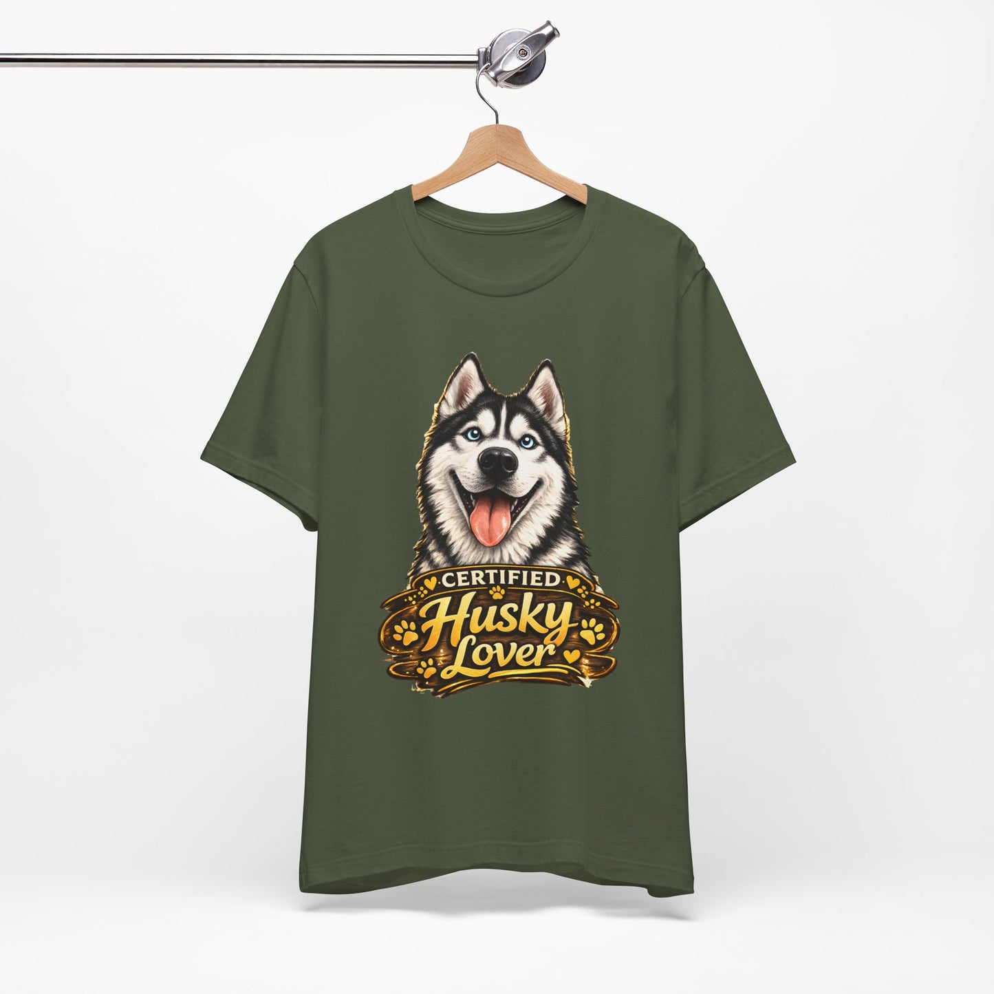 T-shirt Husky Lover – Unisexe Premium Bella Canvas | Livraison Offerte