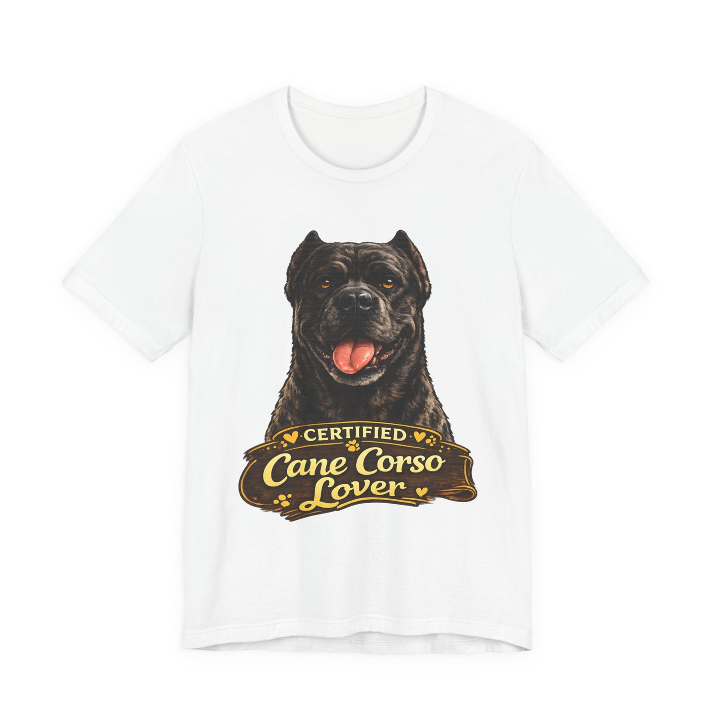 T-shirt Cane Corso Lover – Unisexe Premium Bella Canvas | Livraison Offerte