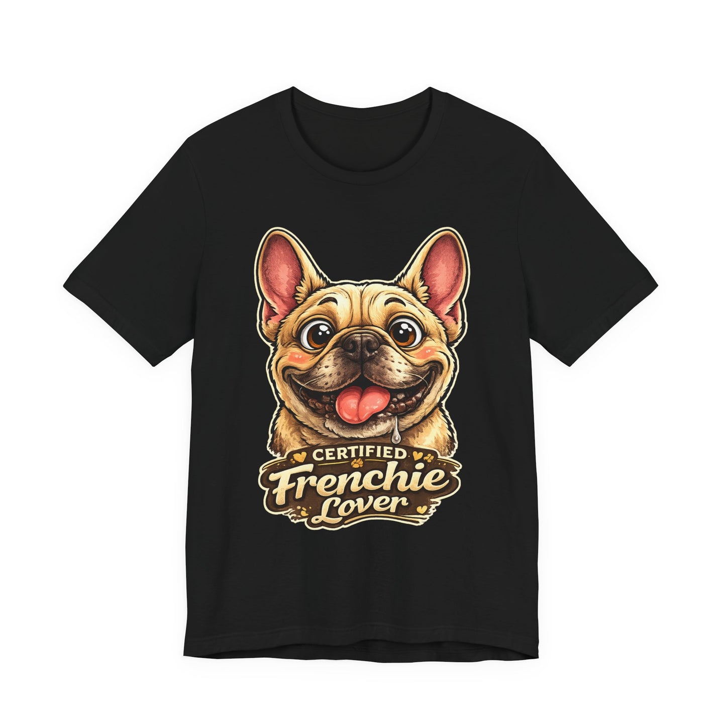 T-shirt French Bulldog Lover – Unisexe Premium Bella Canvas | Livraison Offerte