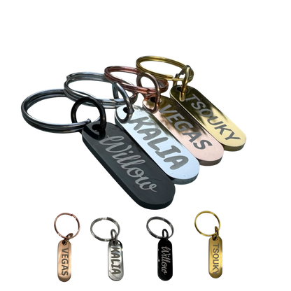 Mini plaque d'identité en acier inoxydable pour chien et chat – UNIKTAG