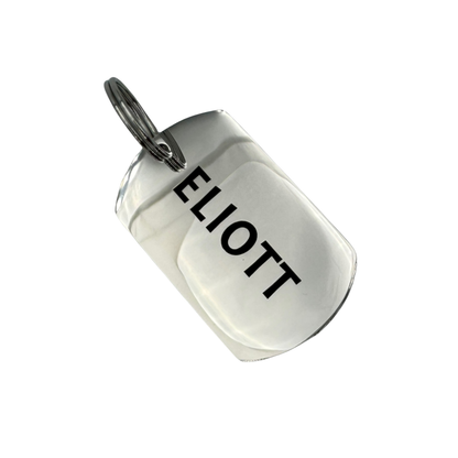Stainless Steel QR Code Dog and Cat ID Tag