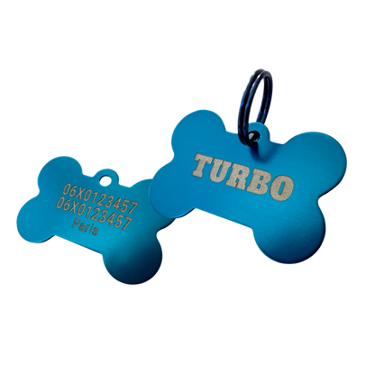 Exemple de personnalisation médaille os aluminium