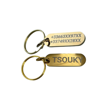 Mini plaque acier, coloris noir