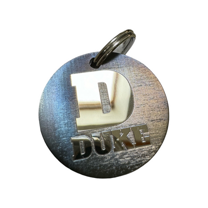 Médaille Numbers et Letters en acier irisé pour chien et chat – UNIKTAG