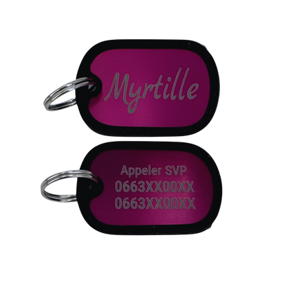Plaque aluminium silicone, coloris noir
