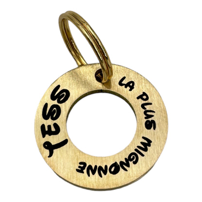 Médaille rondelle en laiton personnalisée pour chien et chat – UNIKTAG