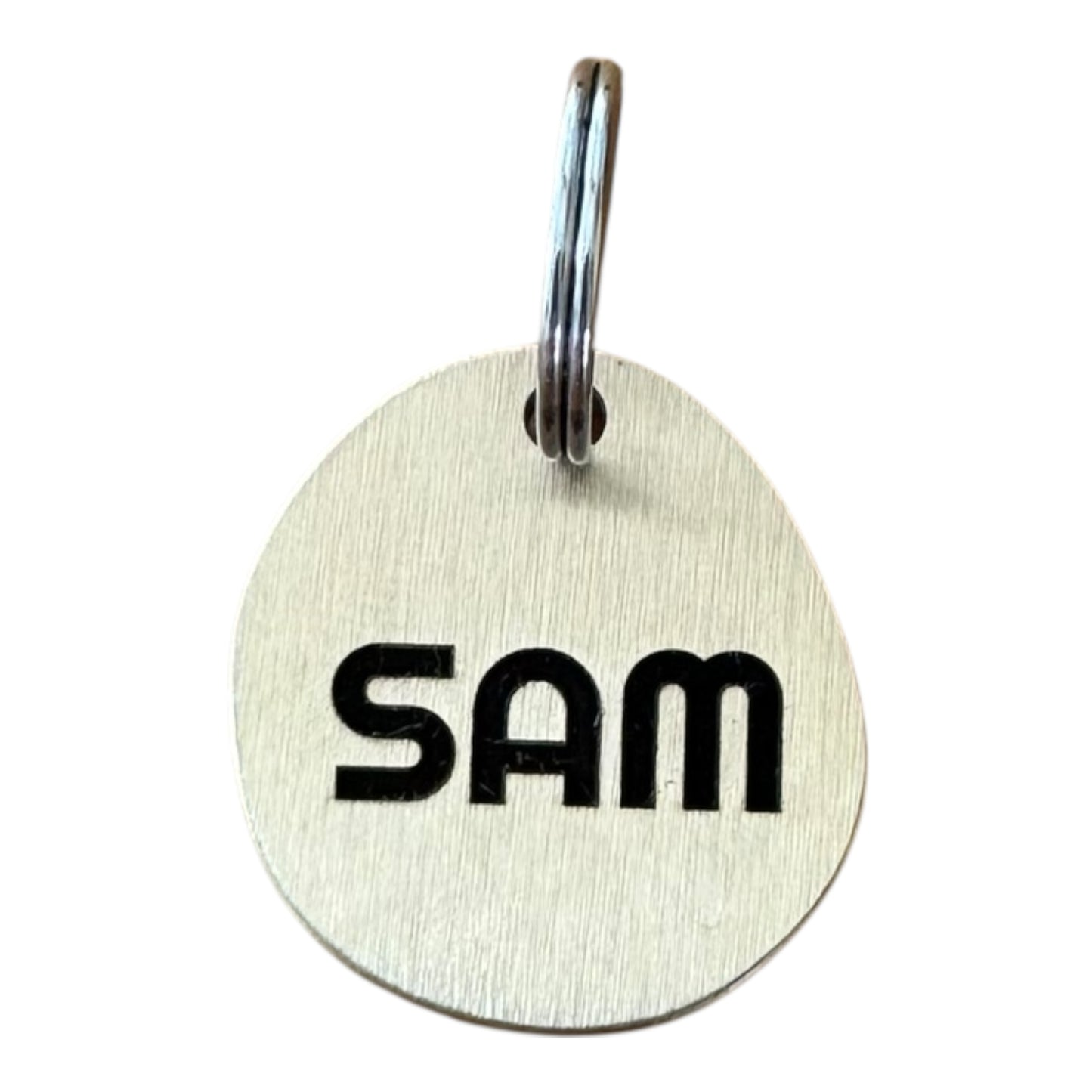 Médaille ovale en laiton pour chien et chat