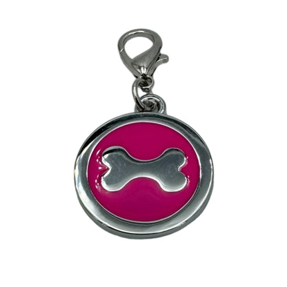 Médaille os résine, coloris rouge