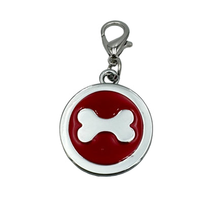 Médaille os résine, coloris orange