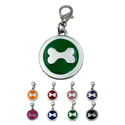 Médaille os résine colorée pour chien – UNIKTAG