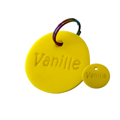 Médaille silicone, coloris jaune