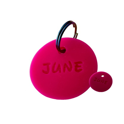 Médaille silicone, coloris rose
