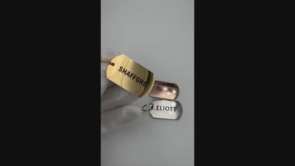 UNIKTAG - Stainless Steel Dog Tag - Customizable - 7 Colors | Luxury and Originality 
