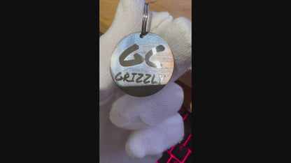 Médaille Edition Spéciale en Acier Inoxydable Irisé Personnalisée pour Chien et Chat